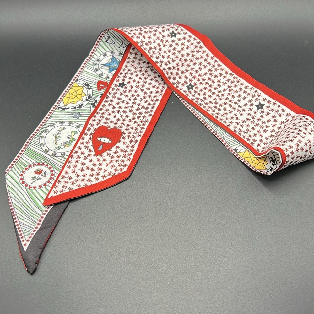 Scarf for your hair bag or neck by Le Monde. - Picture 3 of 5